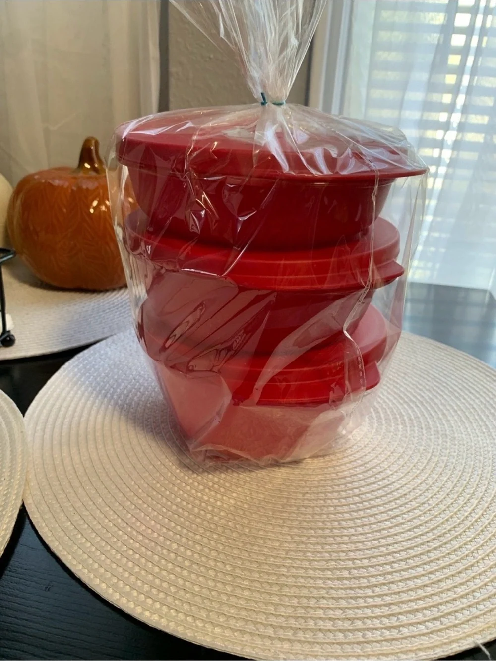 Tupperware classic red